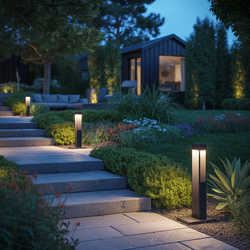 3.Sa installerar du energieffektiv LEDbelysning i tradgarden