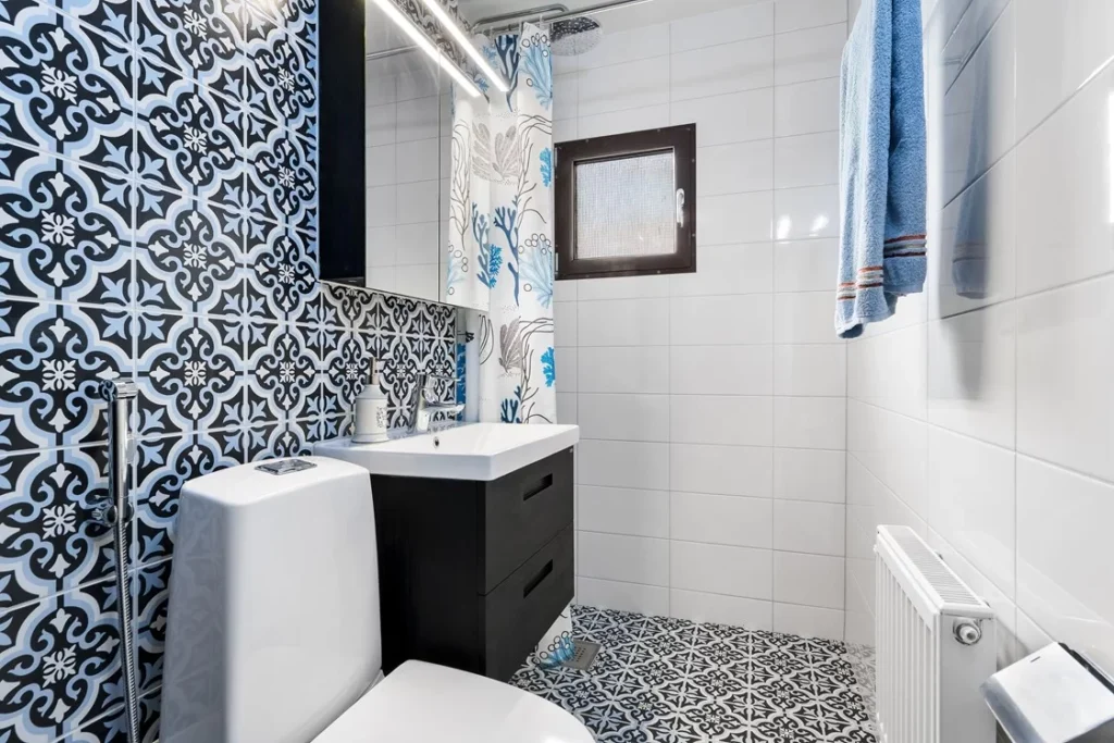 5. Totalrenovering badrum sommarstuga Tyreso Krusboda