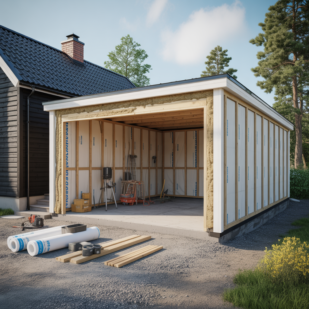 7.Vad kostar det att bygga ett garage med isolerade vaggar