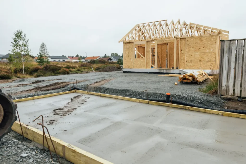 gjuta husgrund till villa val av grundtyp markarbete och vanliga fel att undvika